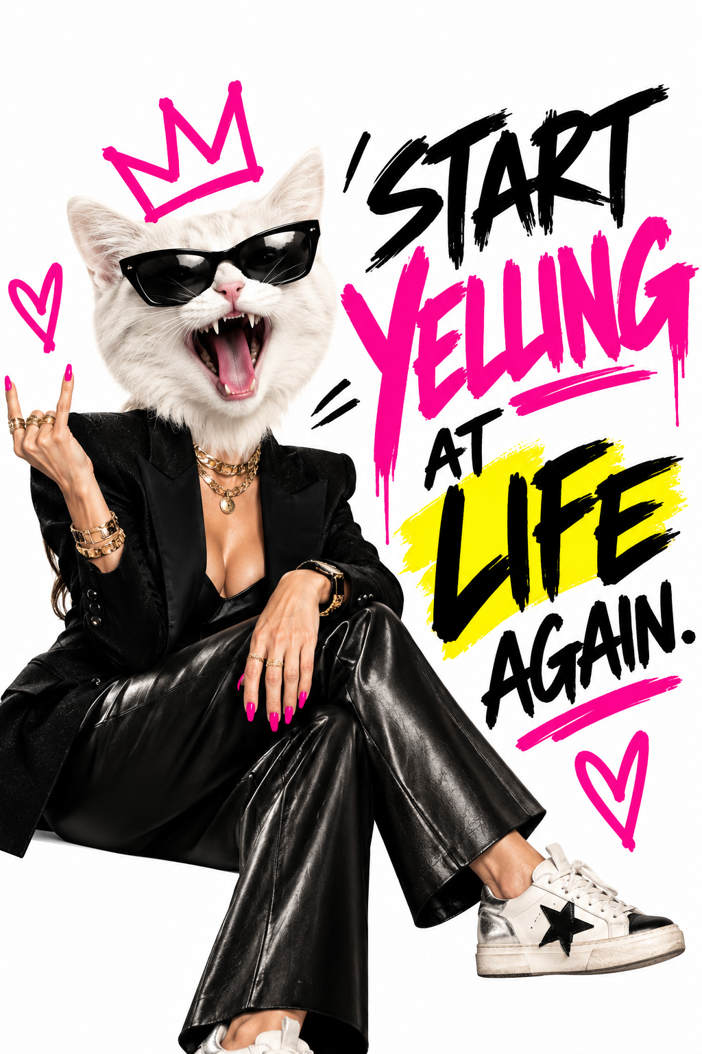 Start yelling at life again